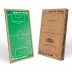 Campo Futebol de Botão 92mm x 62mm Madeira Pais e Filhos