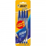 Caneta Esferográfica Bic Cristal Blister - Azul Leve 4 e Pague 3