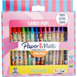 Caneta Esferográfica Paper Mate Kilometrica 100 RT Retrátil Candy Pop cx c/16 Unidades