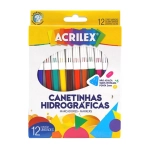 Caneta Hidrográfica 12 Cores Abelhinhas Acrilex 06902