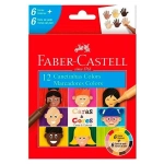 Caneta Hidrográfica 12 Cores Faber Castell Caras & Cores 15.0112CCZF