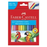 Caneta Hidrográfica 12 Cores Faber-Castell Regular 15.0112CZF