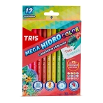 Caneta Hidrográfica 12 Cores Tris Tons Tropicais Mega Hidro Color 607214