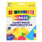 Caneta Hidrográfica 24 Cores Acrilex Abelhinhas 06924