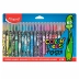 Caneta Hidrográfica 24 Cores Maped Color Peps Monsters 845401