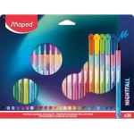 Caneta Hidrográfica 24 Cores Nightfall Maped 844402