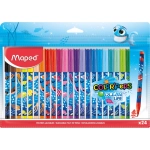 Caneta Hidrográfica 24 Cores Maped Color Peps Ocean Polvo 845924