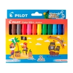 Caneta Hidrográfica Pilot Color 850-L Junior Jumbo Estoco c/12 Cores 