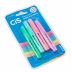 Caneta Marca Texto Cis Lumini Mini Pastel Estojo c/4 cores