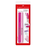 Caneta Marca Texto Faber Castell Grifpen Rosa Neon/Rosa Pastel c/02 Cores SM/MTRAZF