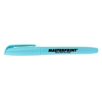 Caneta Marca Texto Masterprint Pastel MP 612 cx c/6 - Azul 