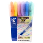 Caneta Marca Texto Pilot Lumi Color Soft 200-SL Estojo c/06 Cores Pastel