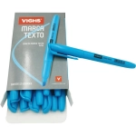 Caneta Marca Texto Vighs cx c/12 - Azul