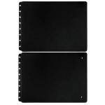 Capa e Contra Capa Caderno Inteligente Sketchbook A4 Black