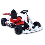 Carro Elétrico Kart Com Controle Branco 12V Bandeirante