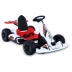 Carro Elétrico Kart Com Controle Branco 12V Bandeirante