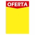 Cartaz de Oferta Retângular 10 x 15cm Pct c/25 Fls Amarelo Radex 4953