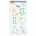 Clips Decorado Colorido Best Friend c/6 Unid BRW CL0700