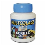 Cola para Decoupage Multcolage Têxtil 120g Acrilex 18212