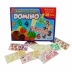 Dominó Didático Cartonado Números e Frutas 28 Peças Mini Toys 0133