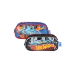 Estojo Escolar Hot Wheels Duplo Luxcel EI41514HW