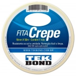 Fita Crepe Branca 18mm x 50m Tekbond