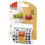 Fita Estampada Washi Tape 15mm x 3m Pet c/3 BRW WT0111