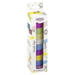 Fita Estampada Washi Tape 15mm x 5m Glitter c/10 BRW WT1001