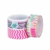 Fita Estampada Washi Tape 15mm x 5m Rose c/5 BRW WT0502