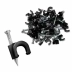 Fixador Para Fios Preto 50pcs 10mm - Startools