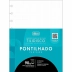 Folha para Caderno Disco Colegial Pontilhado 50 Fls 90g Branco Tilibra 351423