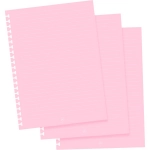 Folha para Caderno Smart Colegial Pautado 48 Fls 90g Rosa DAC 1835RE