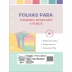 Folha para Fichário Colegial (Pequeno) Pautado 80 Fls 90g Gradient Pauta Branca Cadersil 0131010