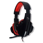 Fone de Ouvido Headset Gamer Preto/Vermelho Multilaser PH120