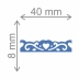Furador Borda Contínua Coração e Fita Toke e Crie 7145