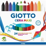 Giz de Cera Maxi 24 Cores Giotto 202203ES