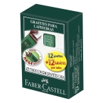 Grafite 0.5mm 2B c/24 Unid Faber Castell OF/91252B cx c/12 Unid