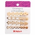 Grampos Delicado Dourado c/4 Unid Make+