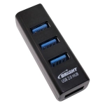 Hub Mini 4 Portas USB 2.0 Preto Bright 0059