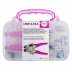 Kit Alicate Aplicador de Ilhós Rosa (Crop-A-Dile & Eyelets in Case) WER 709084