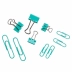 Clips e Prendedores Kit Aqua Tilibra 324949