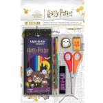 Kit Escolar Lapis de Cor 12 Cores Harry Potter 18 Peças Leo & Leo 71621