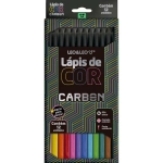 Lápis de Cor 12 Cores Redondo Carbon Leo & Leo 4430