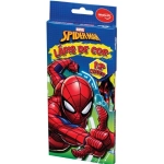 Lápis de Cor 12 Cores Sextavado Molin Homem-Aranha 13180