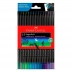 Lápis de Cor SuperSoft 15 Cores Frios Faber Castell Redondo 120715SOFTCF