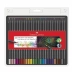 Lápis de Cor SuperSoft 24 Cores Faber Castell Redondo 120724SOFT