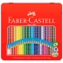 Lápis de Cor 24 Cores Triangular Faber Castell Grip Lata 121024LTN