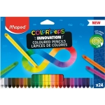 Lápis de Cor 24 Cores Triangular Infinito Maped Color Peps Infinity