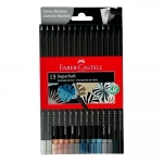 Lápis de Cor SuperSoft 15 Cores Neutras Faber Castell Redondo 120715SOFTCN