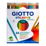 Lápis de Cor Aquarelável 24 Cores Sextavado Giotto 255800SA